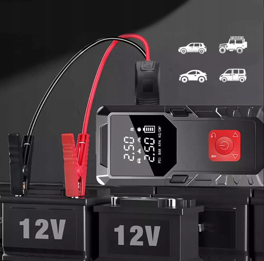 Užkurimo įrenginys "Jump Starter Booster" pakrovėjas starteris "Powerbank"