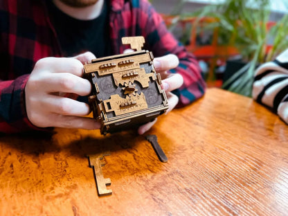 Galvosūkis Escape Room Medinė Dėžutė 3D Dėlionė