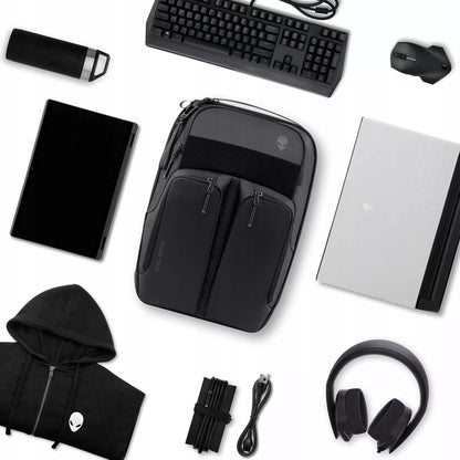 Nešiojamo kompiuterio dėklas žaidėjams Dell Alienware 17 Gaming, RFID apsauga, tinka 15–18" įrenginiams