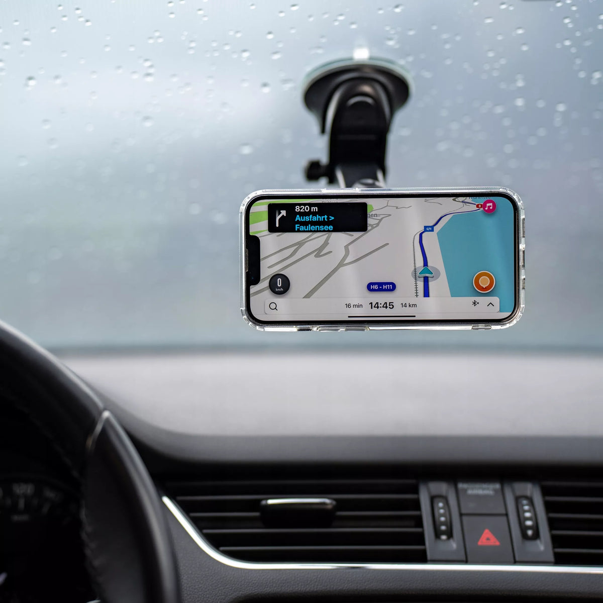 MagSafe magnetinis automobilio laikiklis – montavimui ant stiklo