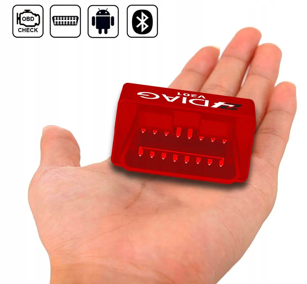 Diagnostikos sąsaja 24Diag V201 Bluetooth OBD-II Android Windows