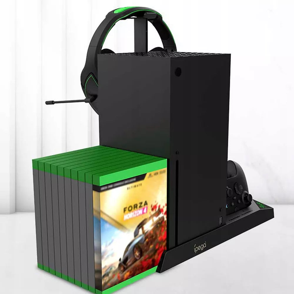iPega aušinimo stotelė Xbox Series X su dviem valdikliais