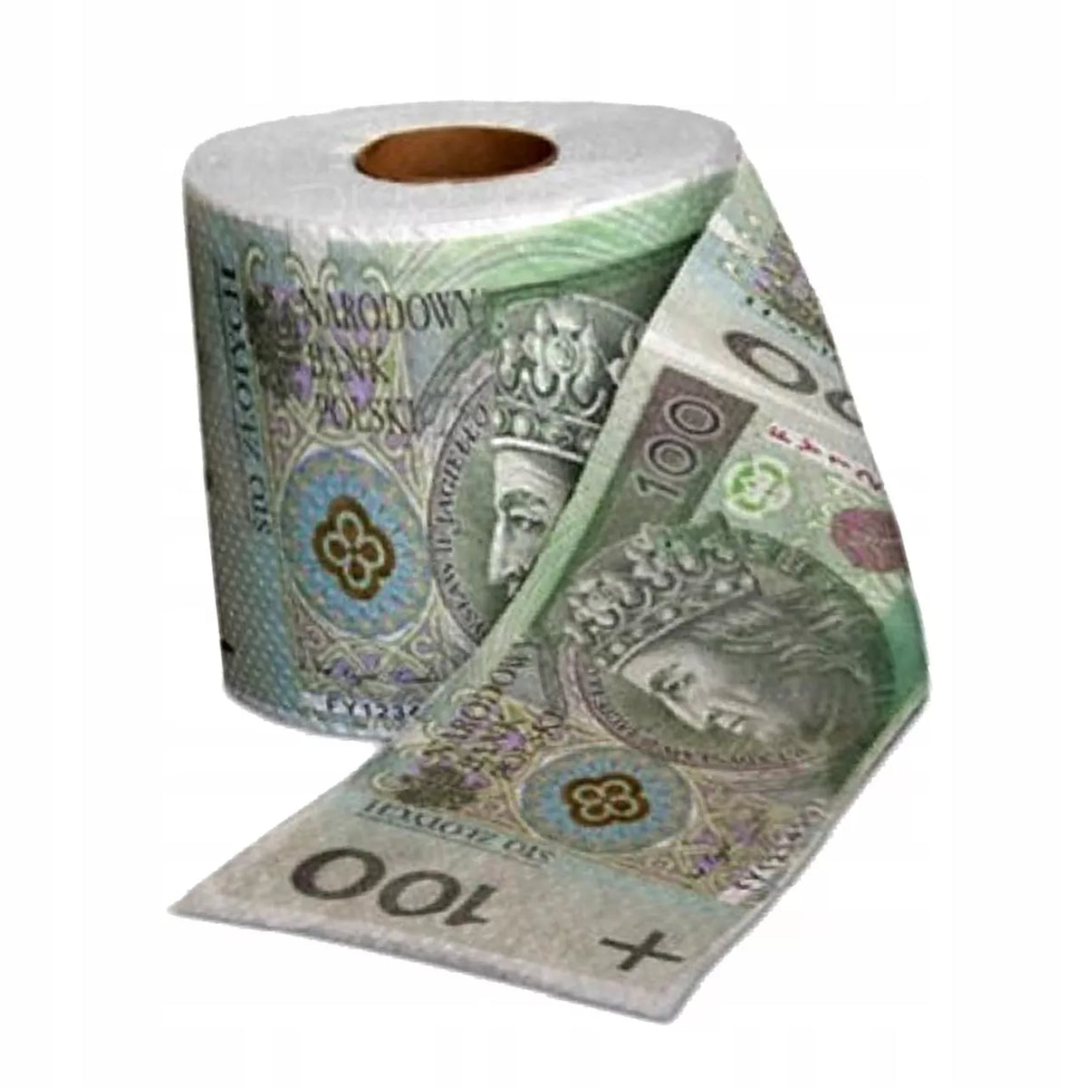 Juokingas tualetinis popierius „100 EUR“ XL – smagi dovana