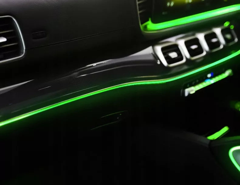 Automobilio Salono LED RGB 7 m RGB Apšvietimas Valdomas Programėle / Nuotolinio Valdymo Pulteliu