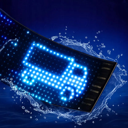 LED lenta TIR 38x10 automobilinė žinutė su programėle ir gestų signalizacijos funkcija