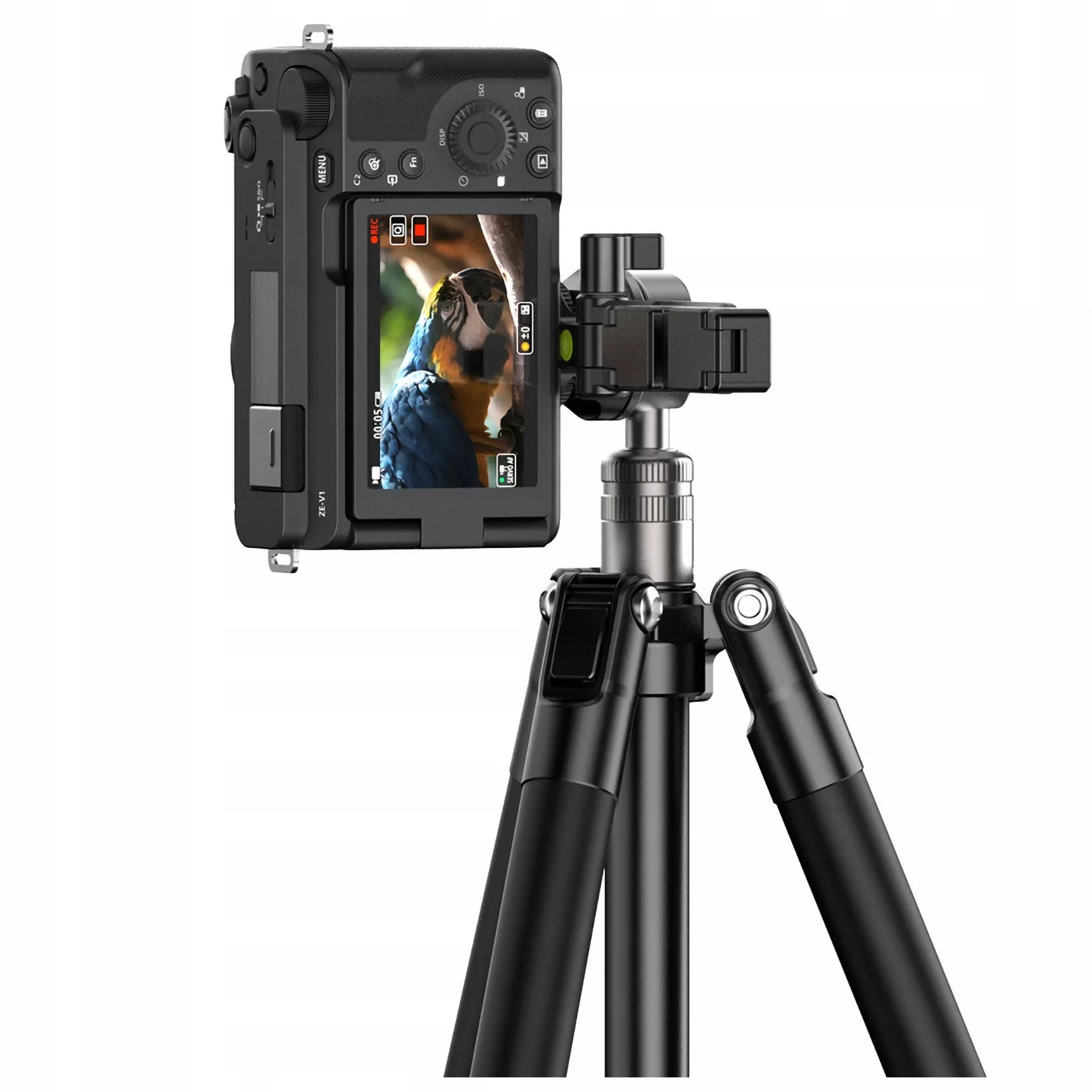 Kelioninis trikojis / monopodas 145 cm ULANZI MT-63 su 1/4 colio sriegiu ir išmaniojo telefono laikikliu