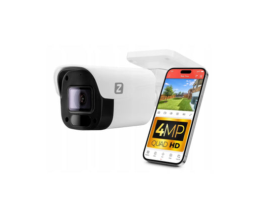 Lauko IP PoE kamera 4MPx 30m IR 3.6mm + AUDIO IP66