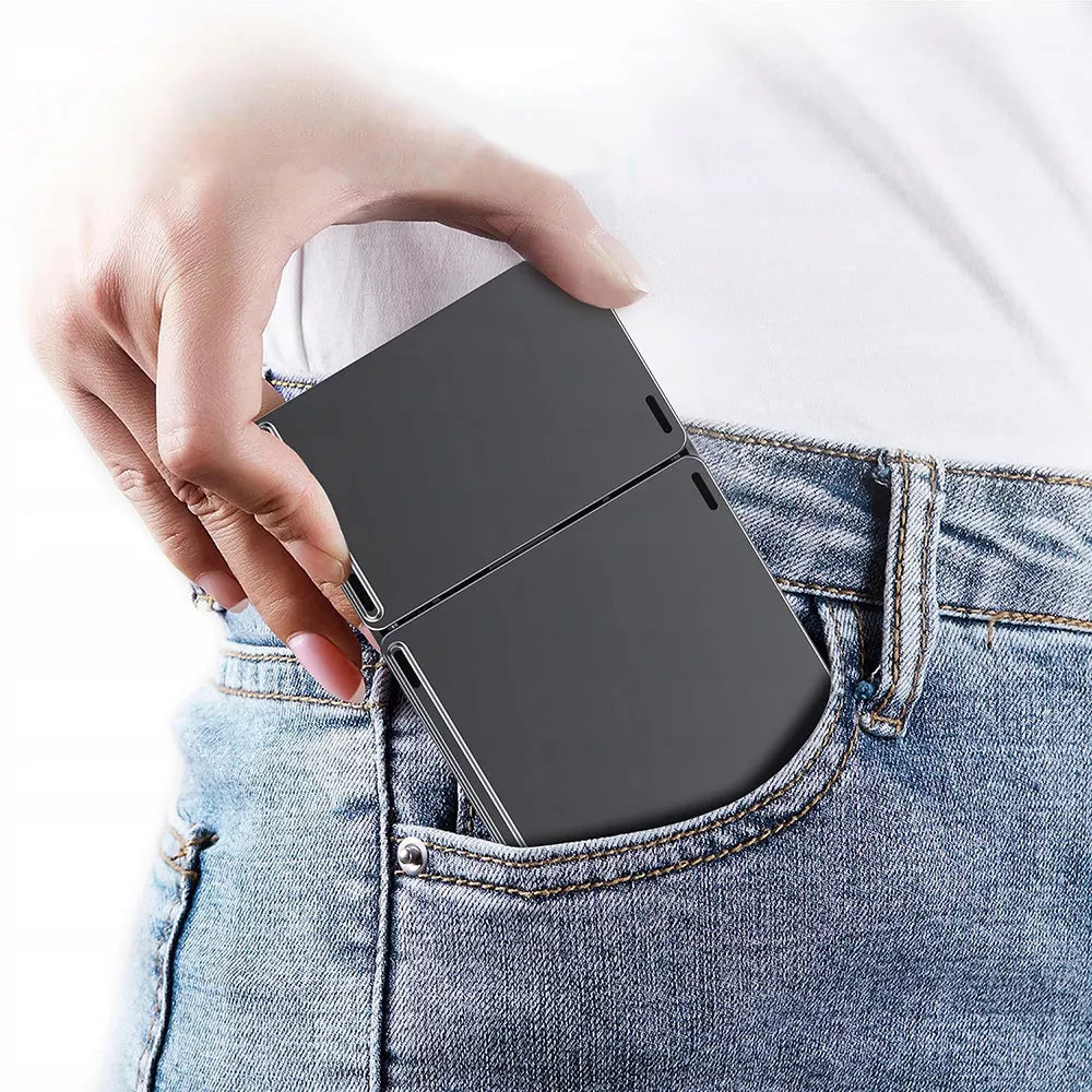 197,3g Belaidė „Bluetooth“ klaviatūra su universaliu sulankstomu jutikliniu skydeliu 50H