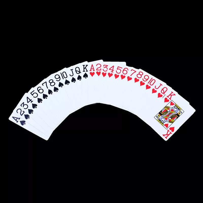 2 klasikinės vandeniui atsparios plastikines pokerio kortos