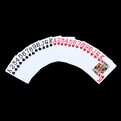 2 klasikinės vandeniui atsparios plastikines pokerio kortos