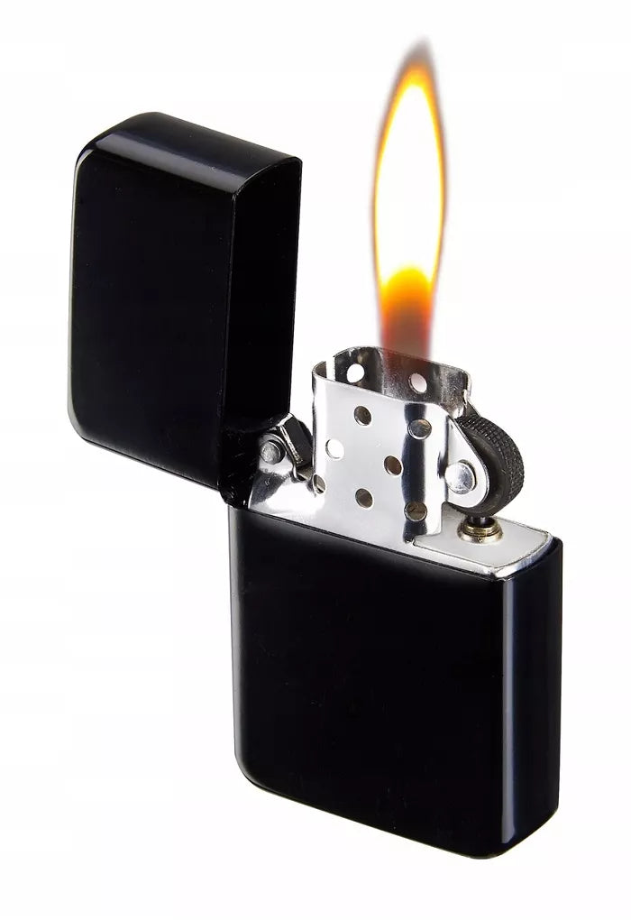 Zippo Champ Black – stilingas benzininis žiebtuvėlis