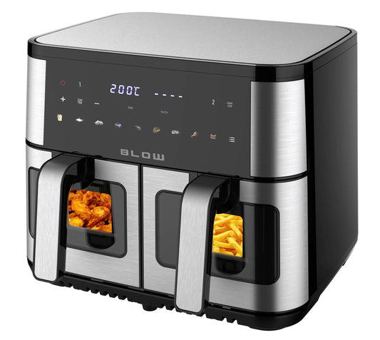 9L Dviejų Kamerų Karšto Oro Gruzdintuvė 2600W