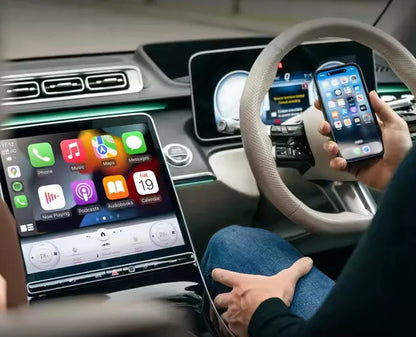 Automobilinis adapteris Ottocast Mini Core Wi-Fi 6 BT 5.4 CarPlay Android Auto