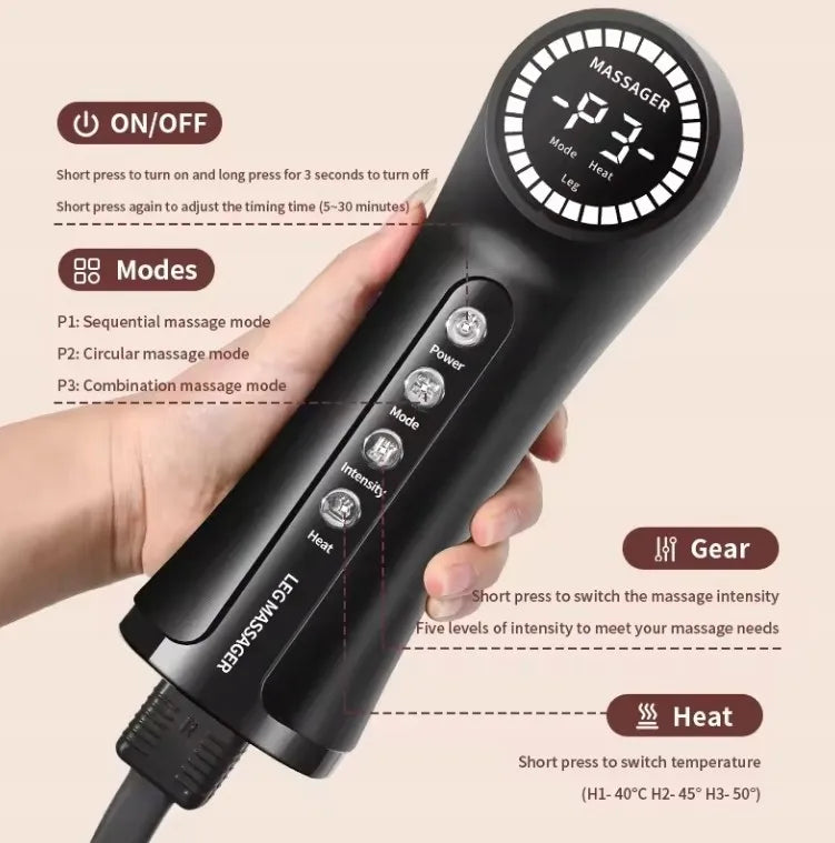 Air compression leg massager LKM
