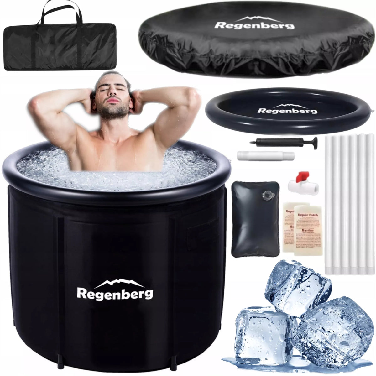 ICE BATH ledo vonia / grūdinimosi statinė, 320 L