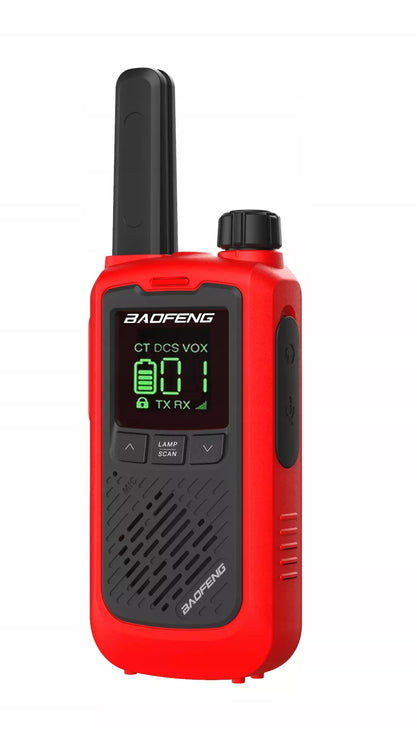 BAOFENG BF-T17 ES TRUMBA RANKINĖ RADIJO STOTELĖ ŽIBINTUVĖLIS USB