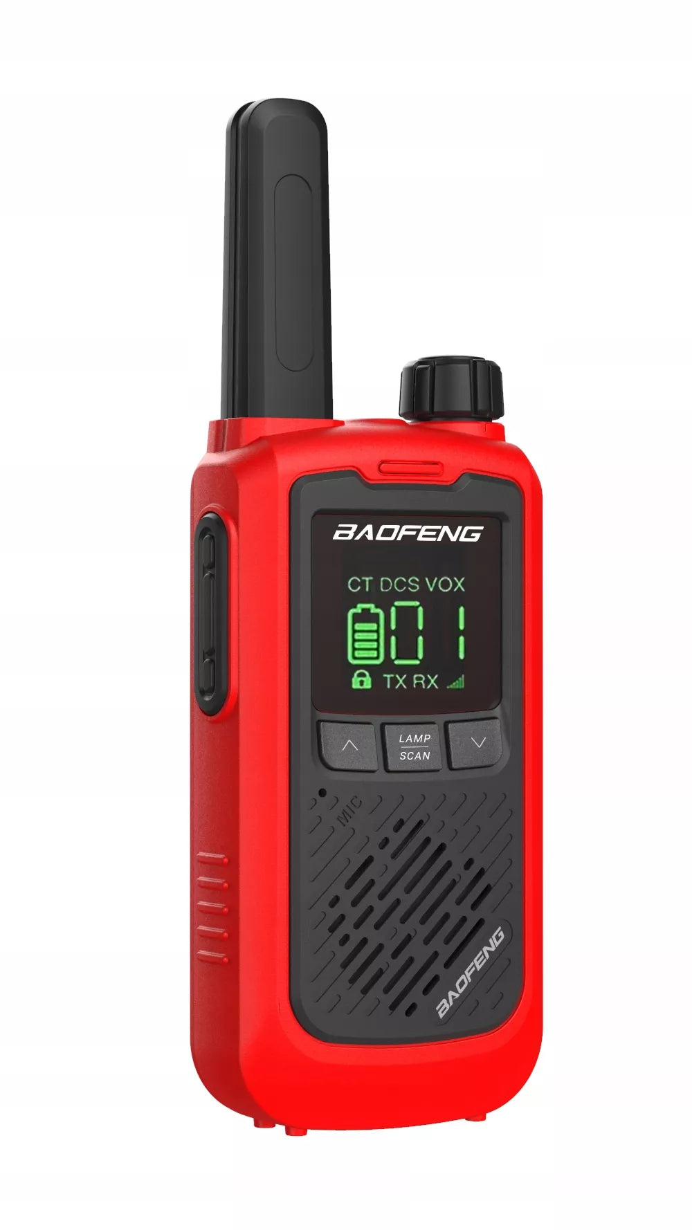 BAOFENG BF-T17 ES TRUMBA RANKINĖ RADIJO STOTELĖ ŽIBINTUVĖLIS USB