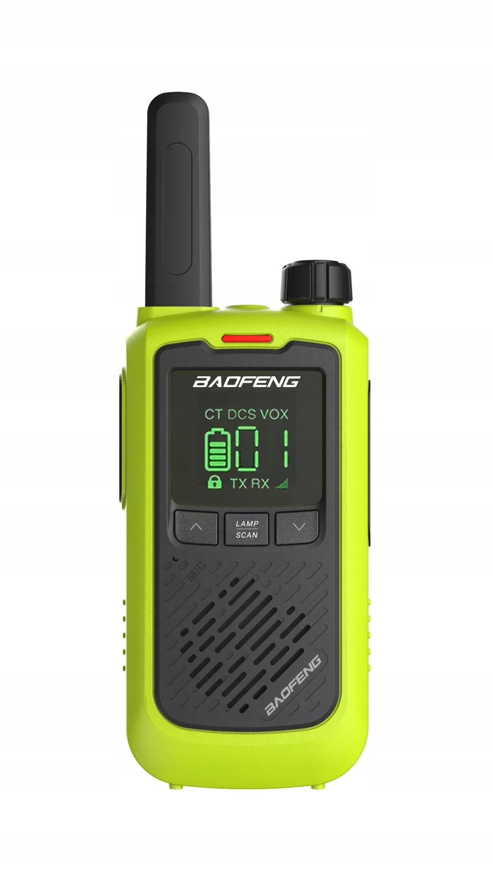 BAOFENG BF-T17 ES TRUMBA RANKINĖ RADIJO STOTELĖ ŽIBINTUVĖLIS USB