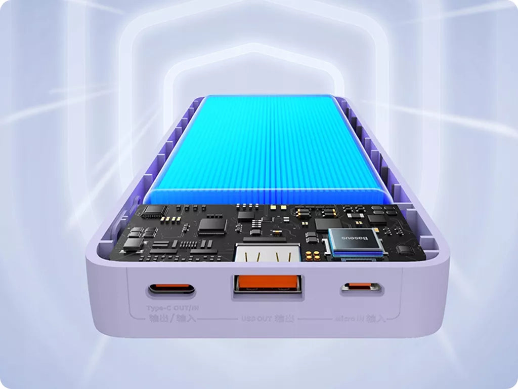 Powerbank su greitu įkrovimu 20000mAh 20W USB-C USB-A su kabeliu