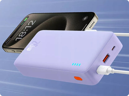 Powerbank su greitu įkrovimu 20000mAh 20W USB-C USB-A su kabeliu