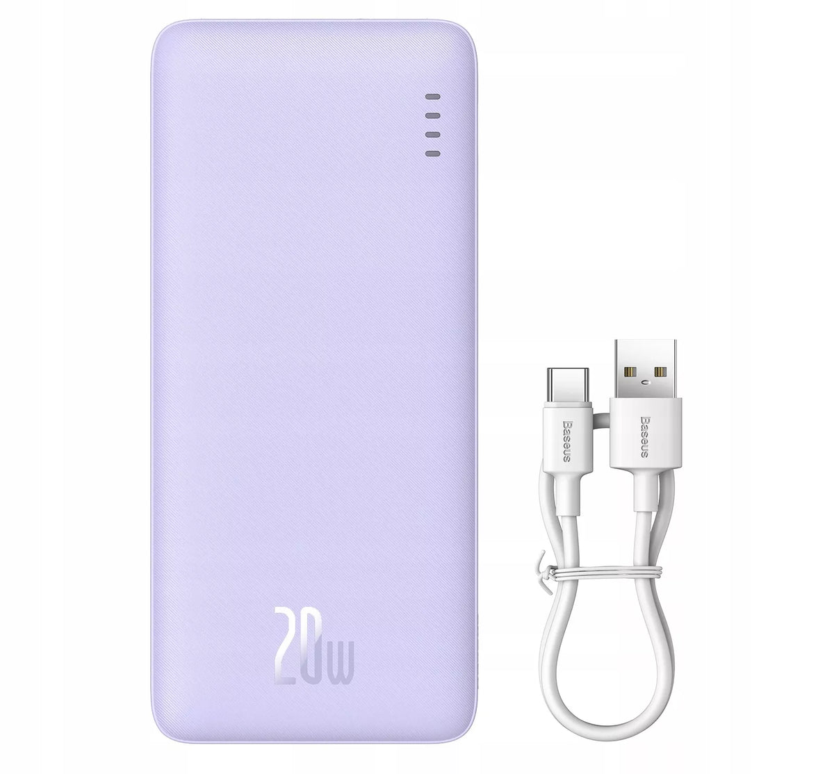 Powerbank su greitu įkrovimu 20000mAh 20W USB-C USB-A su kabeliu