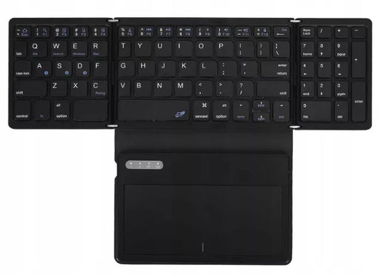 Mini belaidė sulankstoma „Bluetooth“ klaviatūra su „Touchpad“