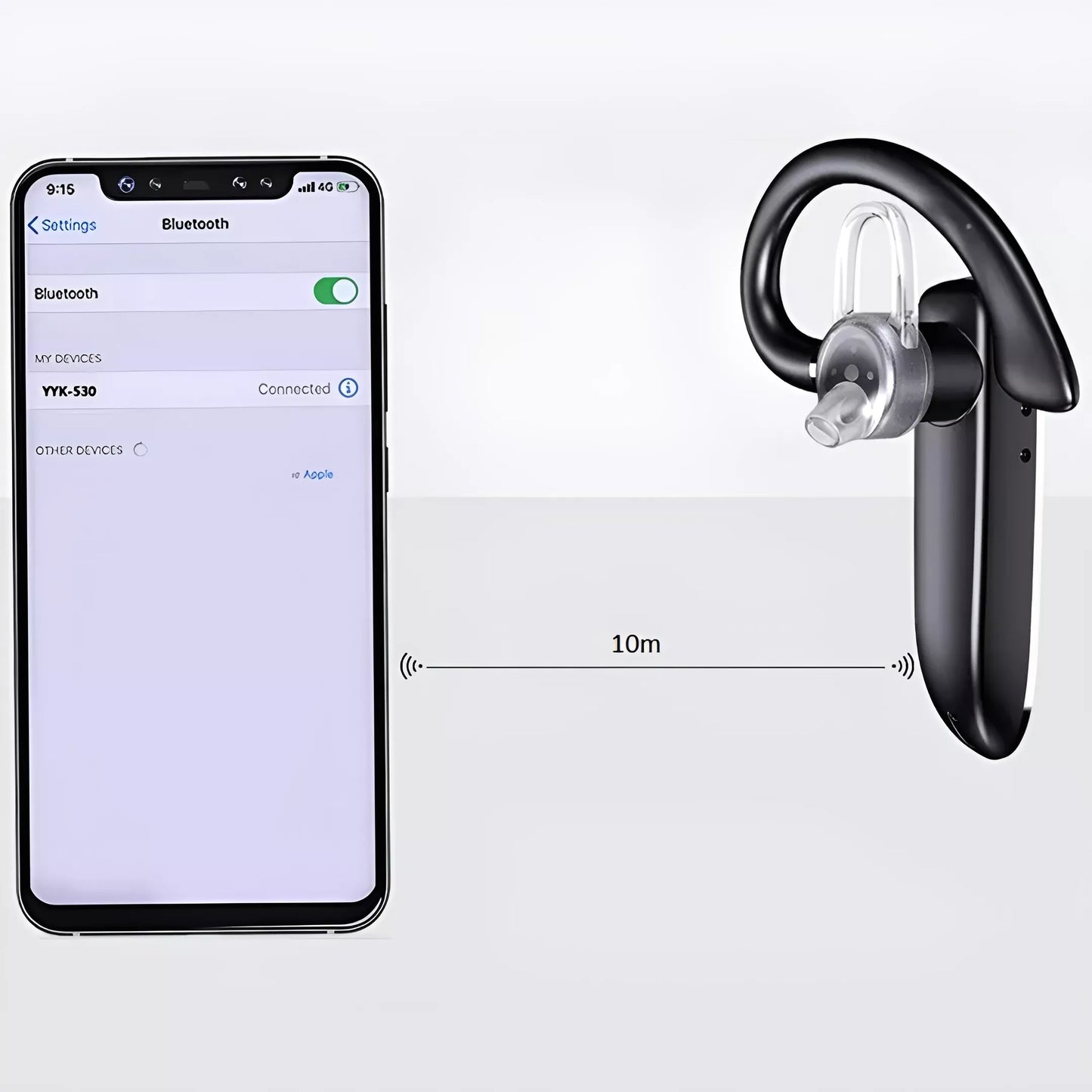 Belaidė Bluetooth ausinė pokalbiams, laisvų rankų įranga vairuotojui