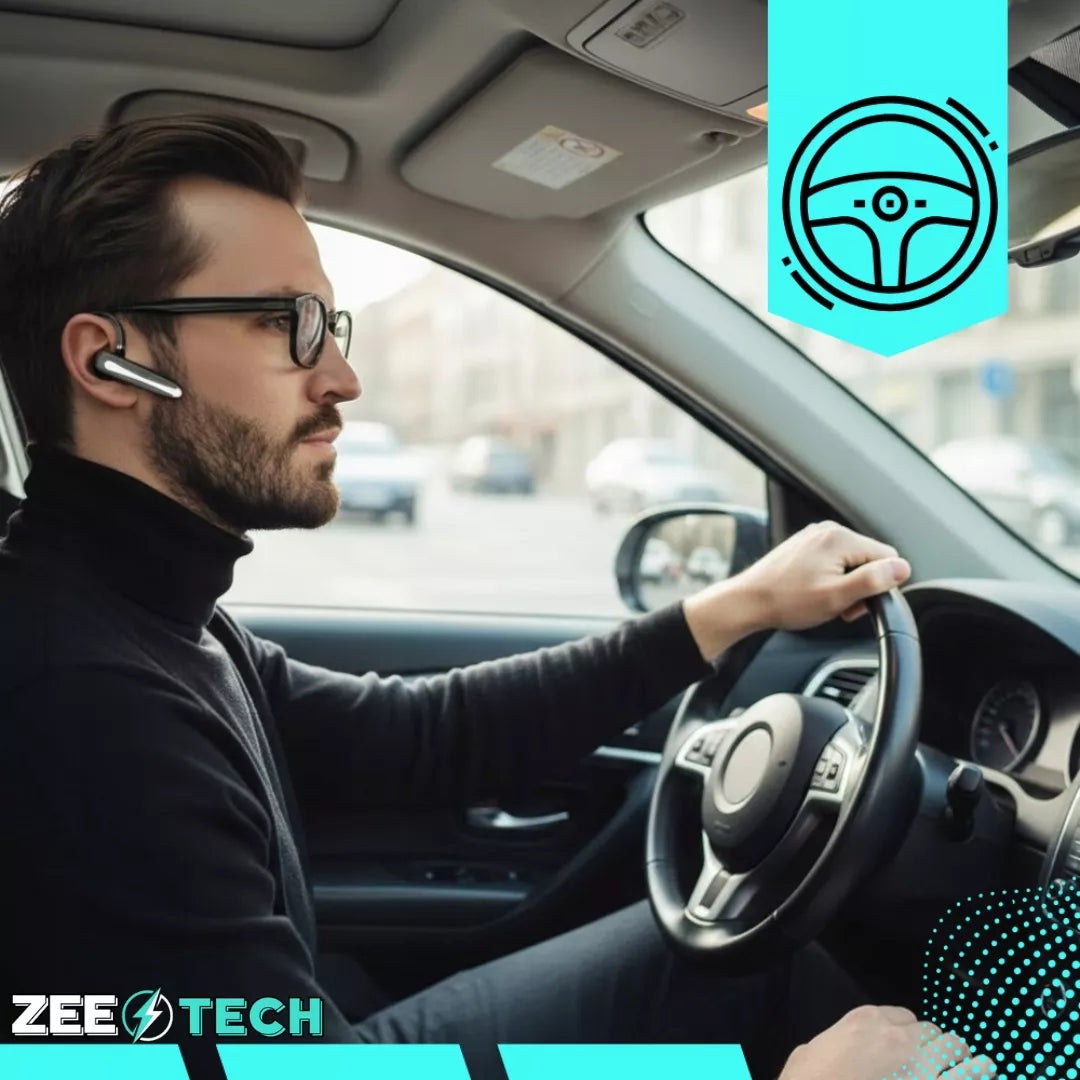 Belaidė Bluetooth ausinė pokalbiams, laisvų rankų įranga vairuotojui