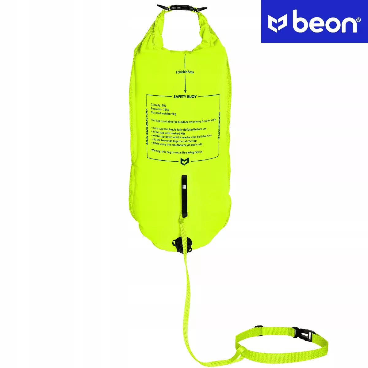 Plaukimo plūdė su sausu krepšiu – pripučiama apsauginė kamera