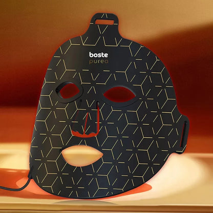 BOSTE LED veido kaukė 4in1 – fotonų terapija, valymas, stangrinimas, su pilotu