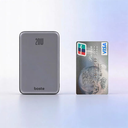 Boste išorinė baterija (power bank) su MagSafe belaidžiu krovimu ir 20W PD USB-C laidu