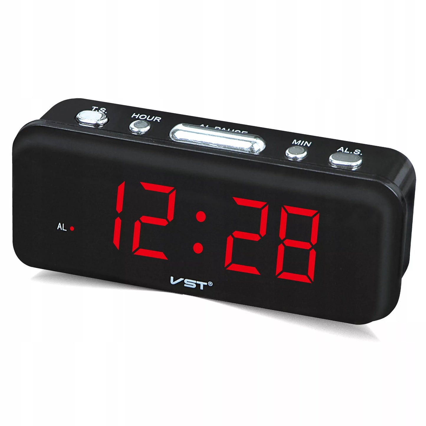 RETOO LED skaitmeninis laikrodis žadintuvas su 24h formatu, garsiu žadintuvu ir snaudimo funkcija