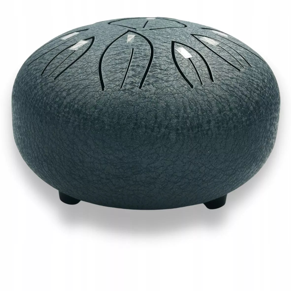 Pilkas grafito liežuvinis būgnas 6" – Steel Tongue Drum, plieninis, 11 tonų
