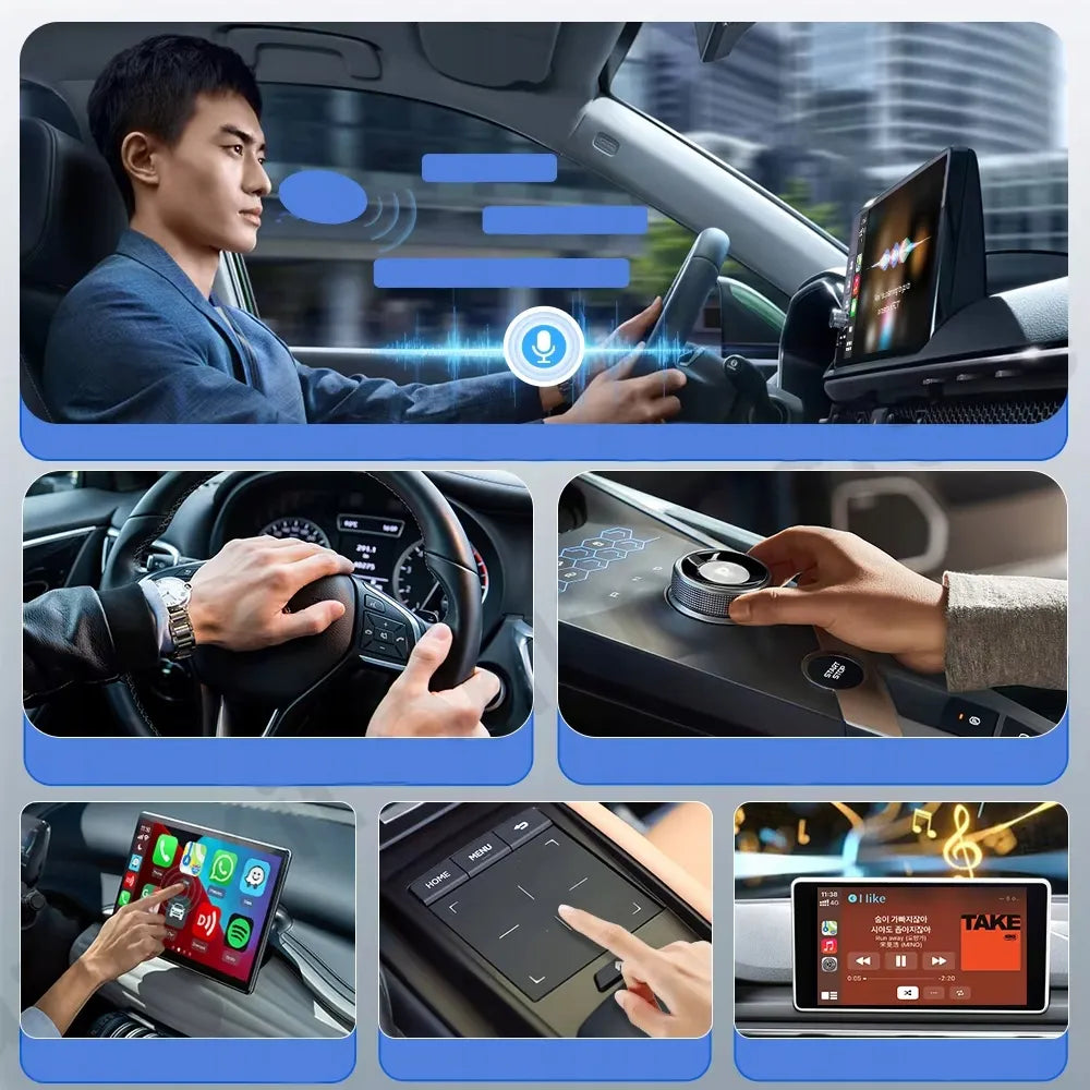 Belaidis adapteris CarlinKit Mini SE CarPlay Bluetooth USB automobiliui
