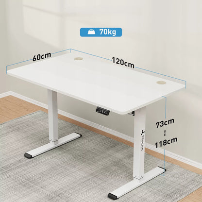 Elektrinis žaidimų stalas su reguliuojamu aukščiu  1206 120x60cm