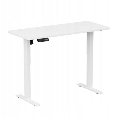 Elektrinis reguliuojamas stalas Control 120×60 cm – baltas, aukštis 72–114 cm