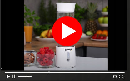 Bezvadu ceļojumu blenderis beWell ar USB uzlādi, 500 ml – Jaudīgs