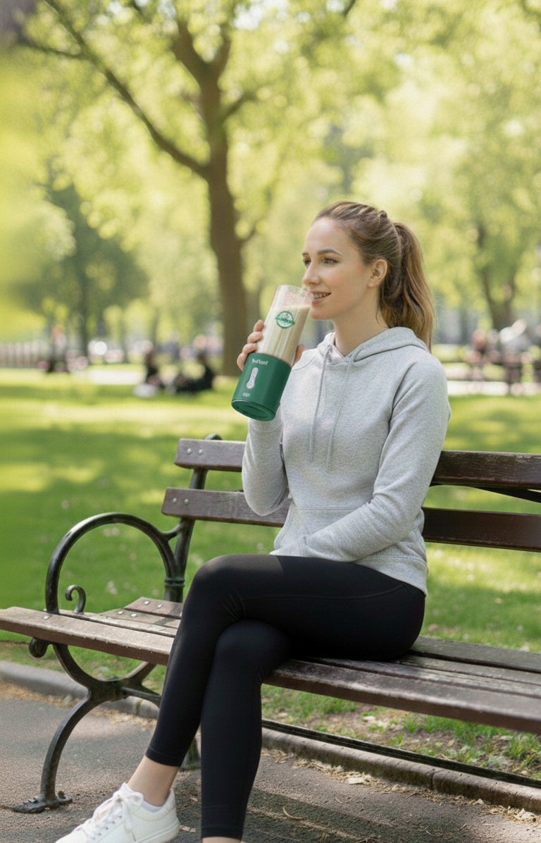 Bezvadu ceļojumu blenderis beWell ar USB uzlādi, 500 ml – Jaudīgs