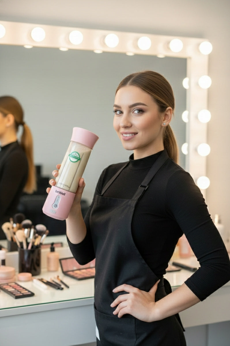 Bezvadu ceļojumu blenderis beWell 500 ml ar USB uzlādi – jaudīgs un kompakts