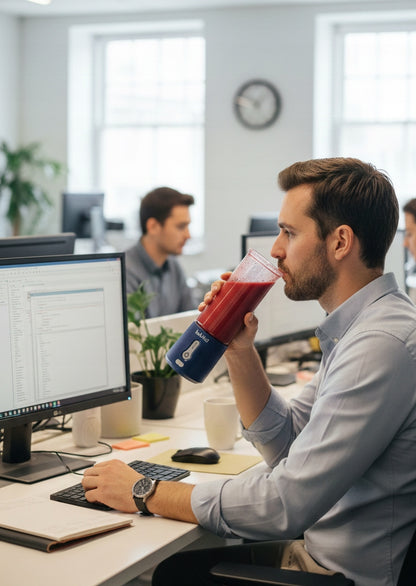 Jaudīgs bezvadu kokteiļu blenderis beWell — pārnēsājams, uzlādējams ar USB, 500 ml