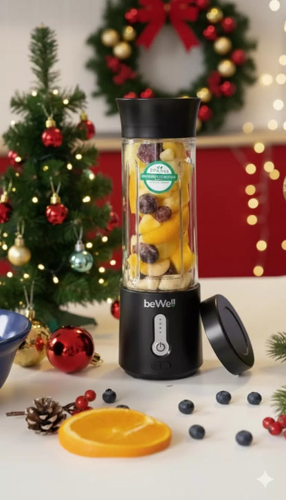 Nešiojamas belaidis "beWell" "USB" maišytuvas su 500 ml talpa - galingas