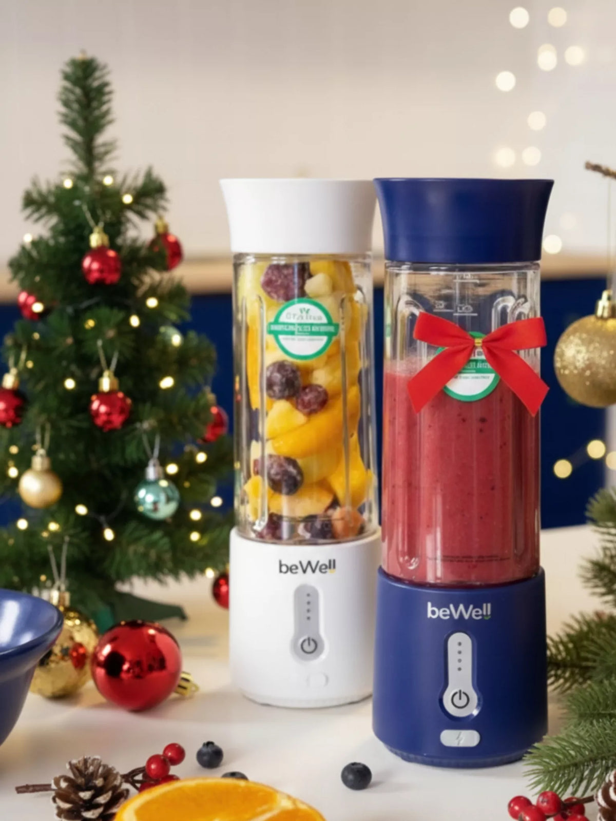 Nešiojamas belaidis "beWell" "USB" maišytuvas su 500 ml talpa - galingas