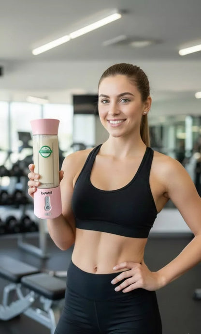 Nešiojamas belaidis "beWell" "USB" maišytuvas su 500 ml talpa - galingas