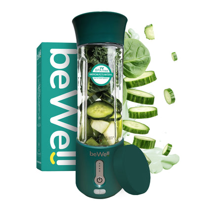 Bezvadu ceļojumu blenderis beWell ar USB uzlādi, 500 ml – Jaudīgs
