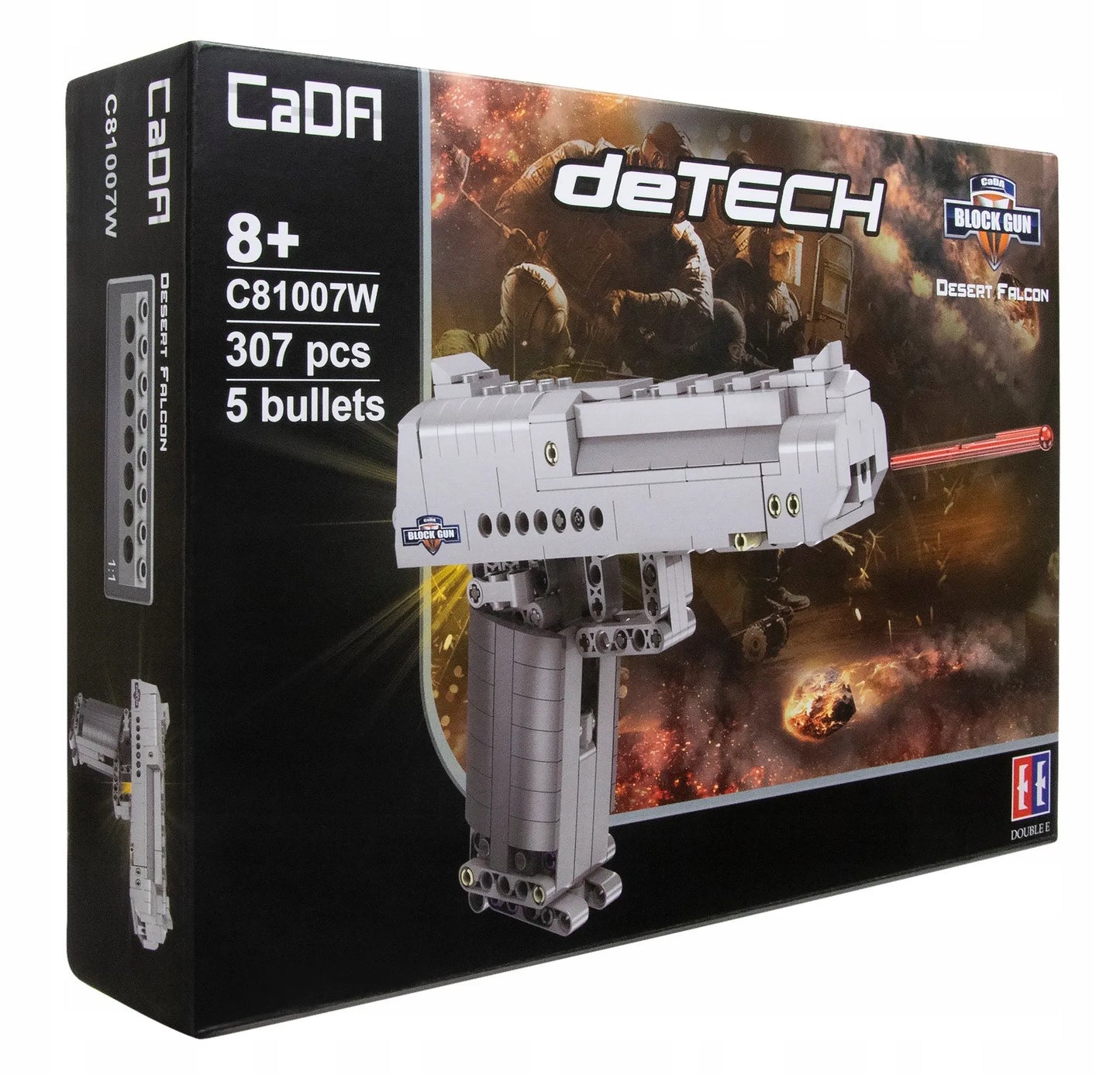 CaDA Desert Eagle konstruktorius su 5 šoviniais