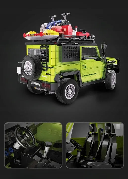 Surenkamas CaDA Suzuki modelis – 1:12 visureigis, 1803 dalys