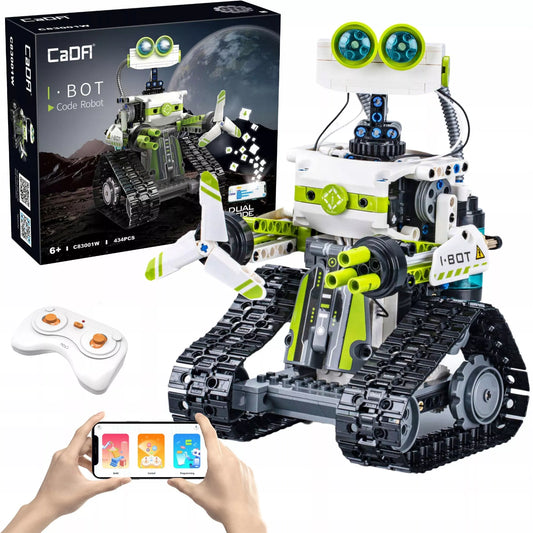 CADA Technic robotas – konstruktorius su 434 detalėmis ir LED apšvietimu