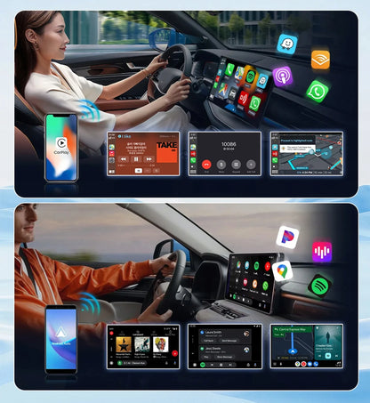 Carlinkit TBox S2 4/64GB adapteris Apple CarPlay Android Auto su SIM kortelės lizdu