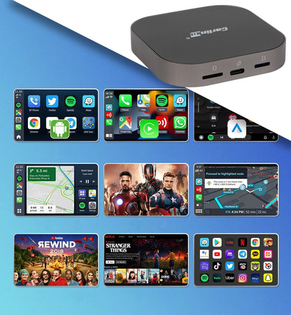 Carlinkit TBox S2 4/64GB adapteris Apple CarPlay Android Auto su SIM kortelės lizdu