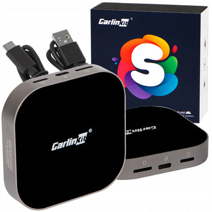 Carlinkit TBox S2 4/64GB adapteris Apple CarPlay Android Auto su SIM kortelės lizdu